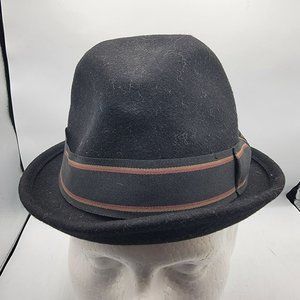 Henschel Hat Medium Fedora Black Cap Hat Adults Fashion With Bow